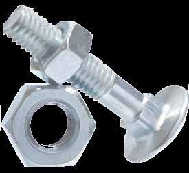 CARRIAGE BOLTS, HEX CAP SCREWS: As per requirements the Carriage Bolts as per DIN 603 are available.