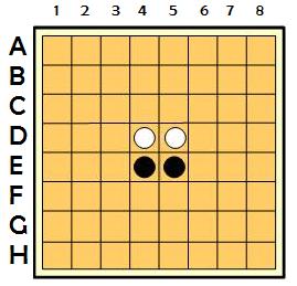 each other, but still forming a square. There was also a fixed number of pieces for each player. If a player ran out of pieces, the opponent continued making moves until the game ended. 2.