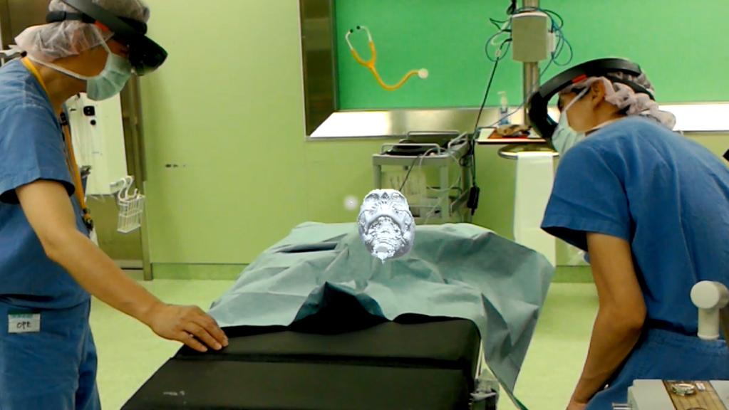 The Holographic Human for Surgical Navigation using Microsoft HoloLens useful surgical navigation