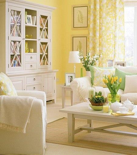 YELLOW Yellow is the colour of sunshine and it's associated with joy, happiness, intellect and energy.