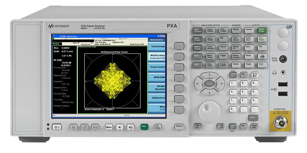Keysight Technologies W-CDMA/HSPA+ X-Series Measurement Application N9073A & W9073A Technical Overview Perform W-CDMA, HSPA, and HSPA+ downlink and uplink transmitter test per 3GPP standard Perform
