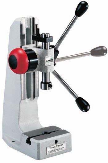 A micrometer adjustable stop specially developed for presses for the fine adjustment of the BDC.