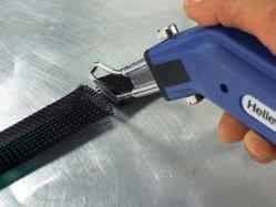 Braided sleeve hot cutting tool HSG0 The HSG0 hot cutting tool is a light, robust, hand-held device to cut synthetic fabrics such as braided sleeving.