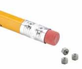 PEM TYPE SMTSO SURFACE MOUNT micropem FASTENERS Hex shaped barrel provides optimal size/performance. Provided on tape and reel. Reduces board handling. Can be installed automatically.