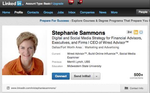 LinkedIn What does your personal profile say? Is it updated?