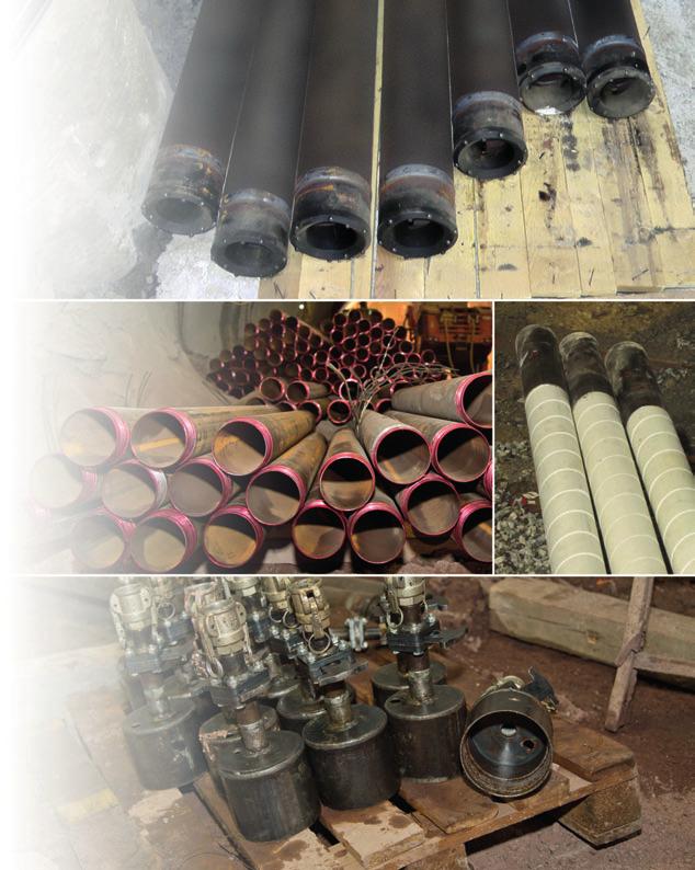 STARTER CASINGS Casing tubes Typically one pile consist of several steel casings of 1,5 3 meters Connection by