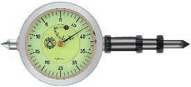 Factory standard 0,01 3,5 40 diameter rotating dial for zero-setting See table Version with one single dial and