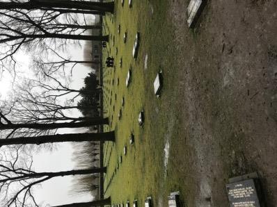 We then made our way to a German cemetery and heard some stories about the other side, which were observed with