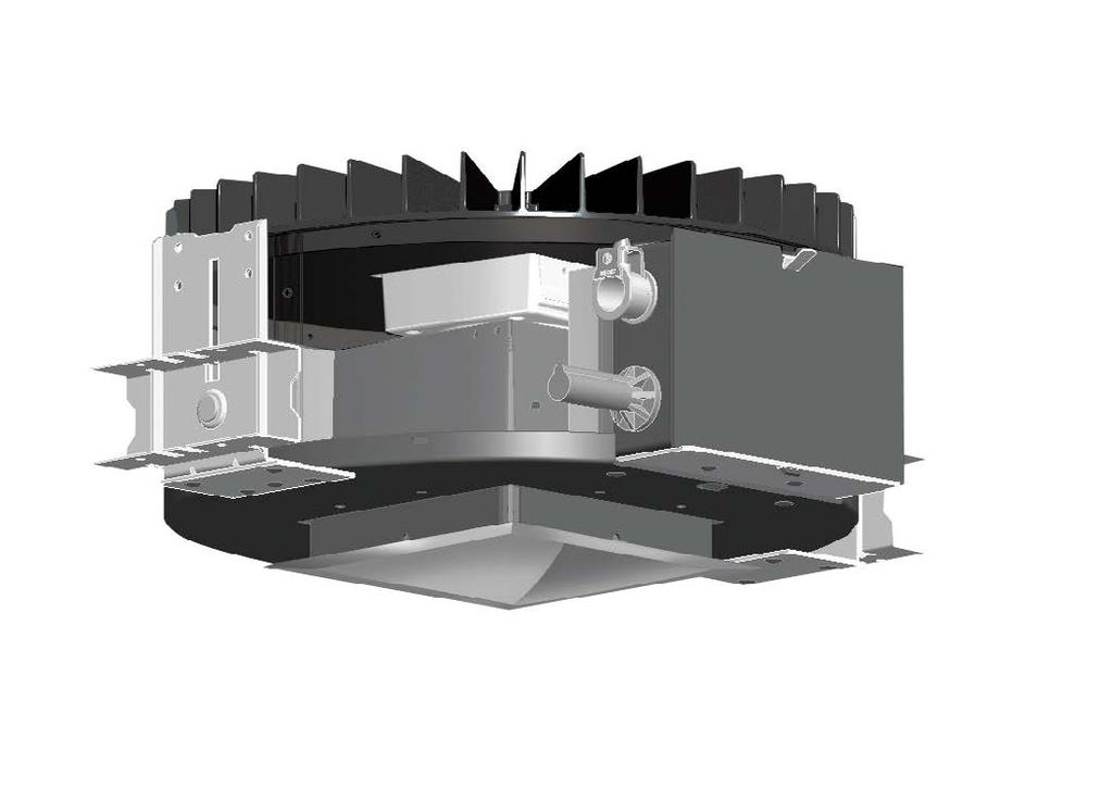 H C E F G D B Mounting Bracket Adjustable mounting brackets provide 2" of vertical adjustment to facilitate installation.