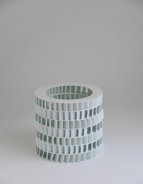 (schism), 2015, Slab-built porcelain,