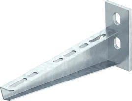 39 64826 Fastening of the bracket to the U support of width 6" or greater using hexagonal bolt through both sides of the support. Please insert suitable spacers.