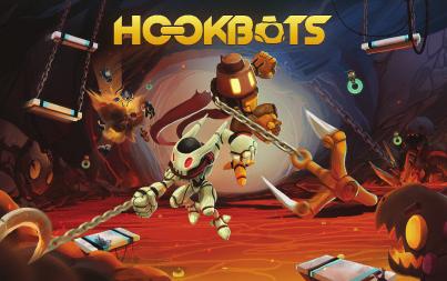HOOKBOTS Hookbots is an online multiplayer competitive fast-paced fighting party game focused on mobility with a