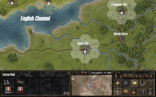 COMMANDER: NAPOLEON AT WAR 17. PURCHASING UNITS You can purchase new units and recruit commanders from the production screen. Each major country recruits its own unique troops and commanders.