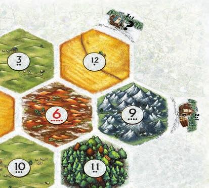 A settlement at [D] would only harvest the resources from 2 terrain hexes (pasture and forest).