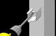To install the post cap (Component AN), set the post cap in place on top of the post and tap lightly with a rubber mallet to drive the post cap onto the post.