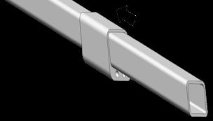 To install the saddle bracket (Components Z & AA) on both top and bottom stair posts (Components AL & AM), measure and mark a horizontal, level line up from the reference marks, previously completed