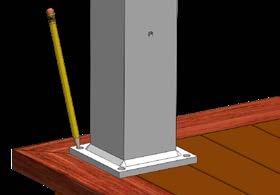 Level Post Installation Locate & Install Level Posts Measure and locate the position of the post(s) based on the project layout.