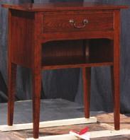NS-90450-292 One Dr awer NIGHT STAND H30½ W26 D17½ Features one beaded drawer