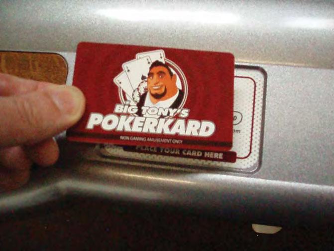 The PokerKard Explained The PokerKard is a contactless electronic storage medium for collecting points won during play. Points are written ON and read OFF the PokerKard at various times.