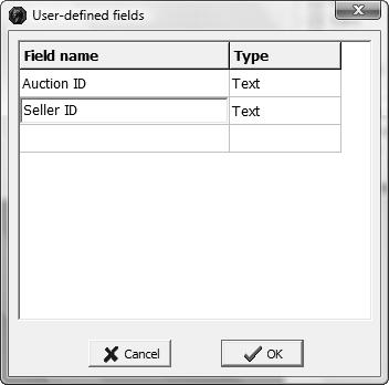 You can search and sort on those fields just as you can with the predefined fields such as Year, Graded By and Stored In. You can include any user defined fields in printed reports as well.