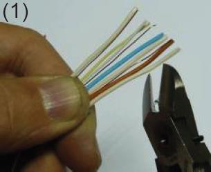 STEP 2: Insert Wires (1) Arrange the wires