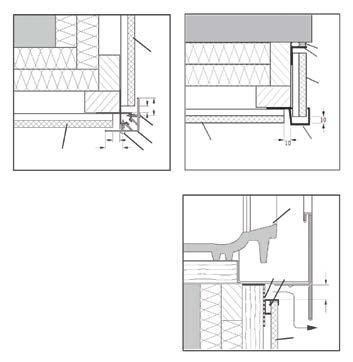 Horizontal installation External corner. UESC (selekta / heritage-selekta façade profile). External corner C, aluminium (two-part). luminium external/internal corner profile (lternative).