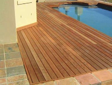 construction of decking.