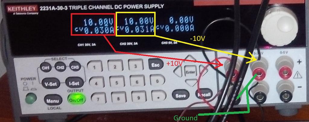 Use signal from AFG/signal generator to feed to opamp input Probe at input and output pins of the filter to view the signal on oscilloscope - View input on channel 1 and output on channel 2