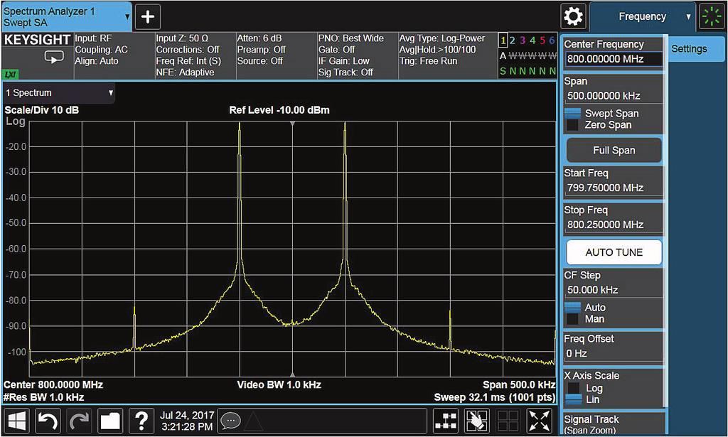 08 Keysight 8 Hints for Making Better Measurements Using RF Signal Generators - Application Note With a vector signal generator, you can create multiple tones in a single signal generator, as long as
