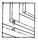 (See figure 1) Assemble the Door Pull Handles, using the Machine Screws.