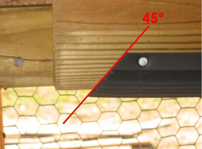 The P-Seal should be attached to frame with 1 Galvanized Roofing Nails spaced 6 apart positioned on the flat surface of the P-Seal.