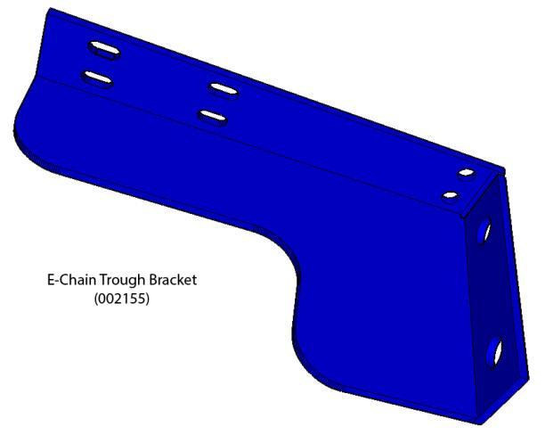 Page 4 The E-chain trough will support the chain when traveling down the length of the tool.