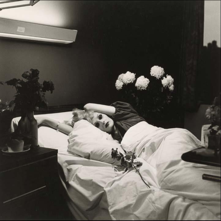 Candy Darling on her deathbed, 1973.