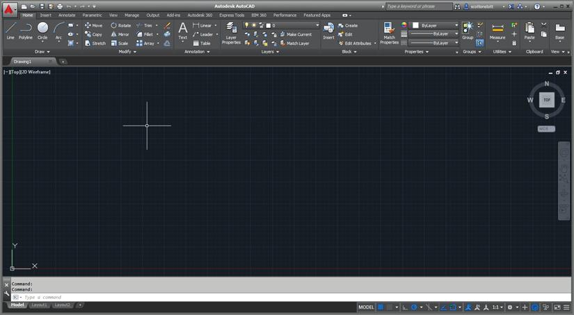 4 Chapter 1 Getting Started Explore the AutoCAD 2015 for Windows User Interface AutoCAD for Mac has a user interface that is customized to the Mac experience.