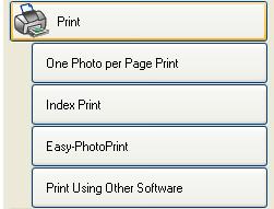 Printing with Easy-PhotoPrint Easy-PhotoPrint is software exclusively for use with Canon PIXMA/BJ printers. If Easy- PhotoPrint is installed on your computer, you can print with Easy-PhotoPrint.