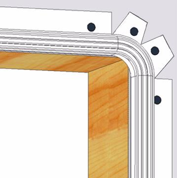 Make sure that the White P-Seal is compressed down tightly against the Black P-Seal and attach it to the framing with a " Galvanized Roofing Nail (Item ) as close to the end of the Seal as possible.