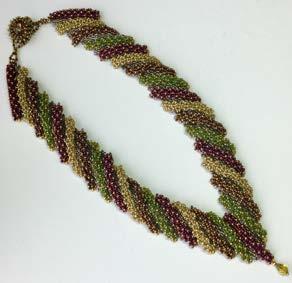 Animal Print/Free Form Textured Peyote Bracelet Instructor: Ellen Perrin Class $40 Sun May 20 12pm - 4pm This design takes the basics of the Textured Peyote Bracelet and shows you how to go wild with