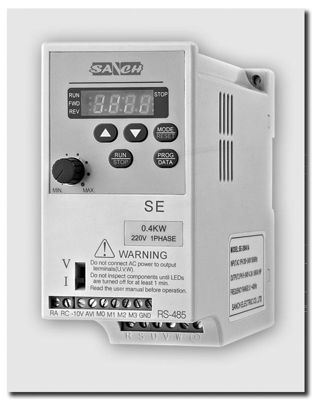 SE Series User Manual 22V 2W-2HP Simple General Purpose AC Drive ASIA SANCH ELECTRIC CO.,LTD.