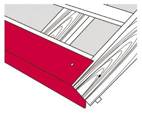 Moving on the roof When you move on the tile profile roofing sheet, you must put your weight in the bottom of the profile below the lateral patterns on top of the batten.