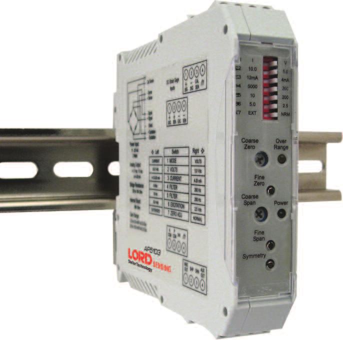 TECHNICAL MANUAL SERIES AP5103 DIN-Rail DC Strain Gage Conditioner ISO 9001/AS9100 Due to the nature of technology, changes are inevitable. For latest technical specifications, see our website.