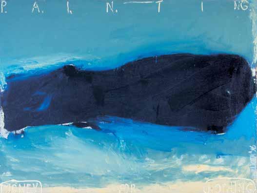 Sinine 1996 õli, lõuend 97 x 130 (erakogu, Eesti) Blue 1996 oil on canvas 97 x 130 (private collection, Estonia) Linda.