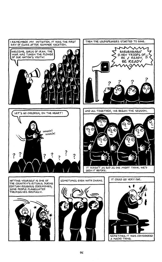 Test your understanding Apply the terminology that you have learned to the following page from Persepolis by Marjane Satrapi.