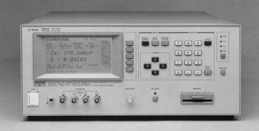 Agilent precision LCR meter family Utilize state-of-the art measurement technologies 6-digits of resolution at any range Basic accuracies of 0.05% (Agilent 4284A) and 0.