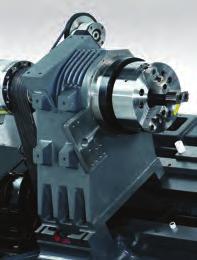 (BML-630) Spindle Unit Equipped with the FANUC α/ P type (wide constant power range) spindle motor and connected to a gear type belt to provide the quickest orientation and higher torque under lower