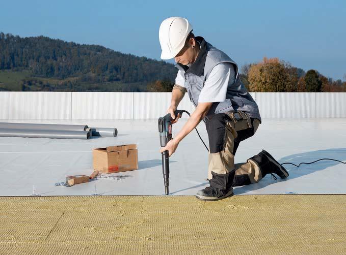 Flat roof fastening systems for critical deck Safe fixing to aluminium sheet, thin concrete, timber and cement boards is challenging when installing flat roof insulation.
