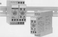 Solid-State Timer Analog Set Multifunction Timers in Slim Design for Track Mounting All settings are made though front panel Six operating modes in a single timer provides flexibility for many