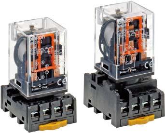 General-purpose Relay MK-I/-S 0 Exceptionally Reliable General-purpose Relay Features Mechanical Indicator/Push Button Breaks relatively large load currents despite small size.