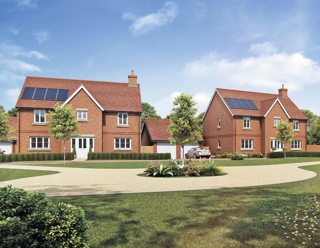 in a sought-after Hampshire village Nestling in the gently rolling Meon Valley within easy commuting distance of Southampton, Winchester and Portsmouth, Hunters combines the luxury and modern