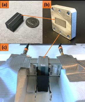 measurement setup Complex Permittivity Dielectric ink characterization Printed concentric