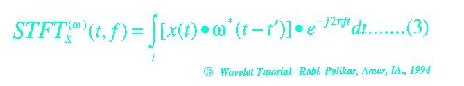 THE WAVELET TUTORIAL PART II by ROBI POLIKAR located at t=0. Let's suppose that the width of the window is "T" s.
